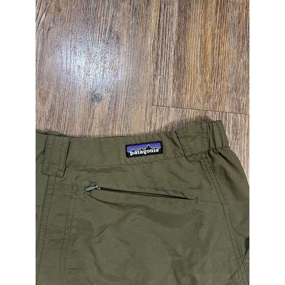 Patagonia Island Hopper Nylon Shorts Mens Medium Green Outdoor Hiking - Picture 8 of 11